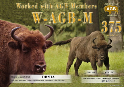 DB2HA-WAGBM-375 AGB