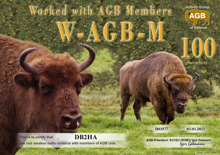 DB2HA-WAGBM-100 AGB