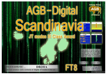 DB2HA-Scandinavia FT8-III AGB
