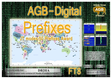 DB2HA-Prefixes FT8-50 AGB