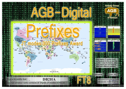 DB2HA-Prefixes FT8-300 AGB