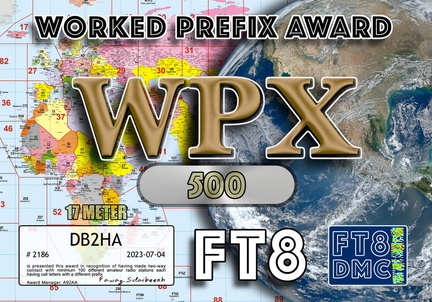 DB2HA-WPX17-500 FT8DMC