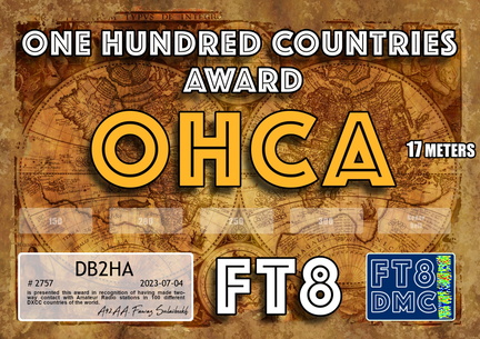 DB2HA-OHCA17-100 FT8DMC