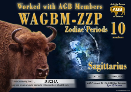 DB2HA-ZZP Sagittarius-10 AGB