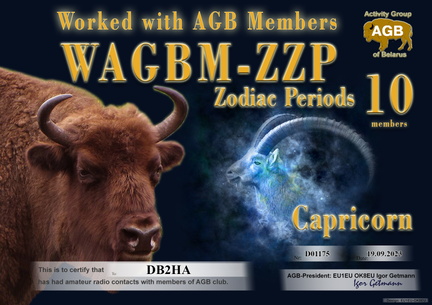 DB2HA-ZZP Capricorn-10 AGB