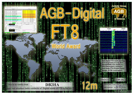 DB2HA-FT8 World-12M AGB