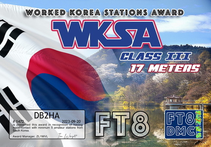 DB2HA-WKSA17-III FT8DMC