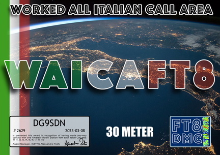 DG9SDN-WAICA-30M FT8DMC