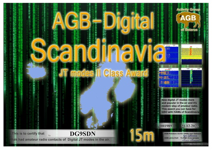 DG9SDN-Scandinavia 15M-II AGB