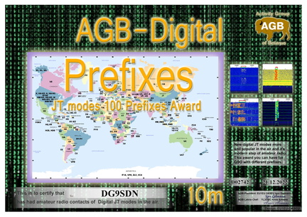 DG9SDN-Prefixes 10M-100 AGB