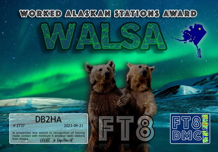 DB2HA-WALSA-5 FT8DMC