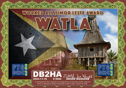 DB2HA-WATLA-WATLA FT8DMC